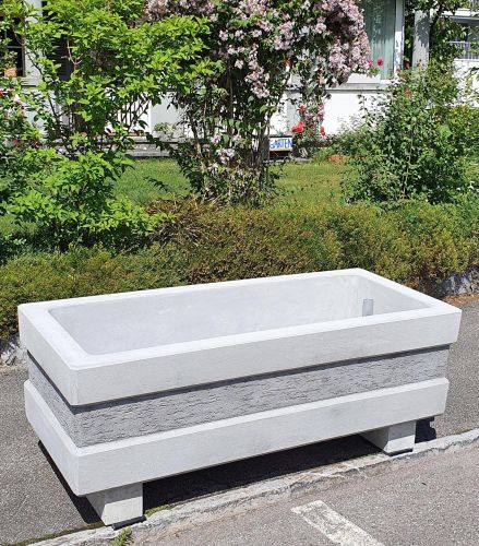 Brunnentrog Modell B, Mittelteil Dunkelgrad Eingefärbt